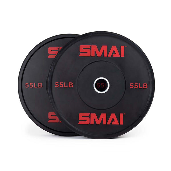 55lb Weight Lifting Plate Bumper Plate SMAI Pair