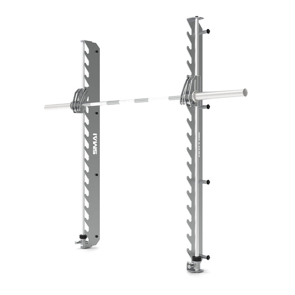 Universal smith machine add on for power rack not yet installed