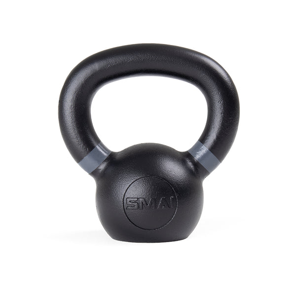 Cast Iron Kettlebell 13LB Grey Back View