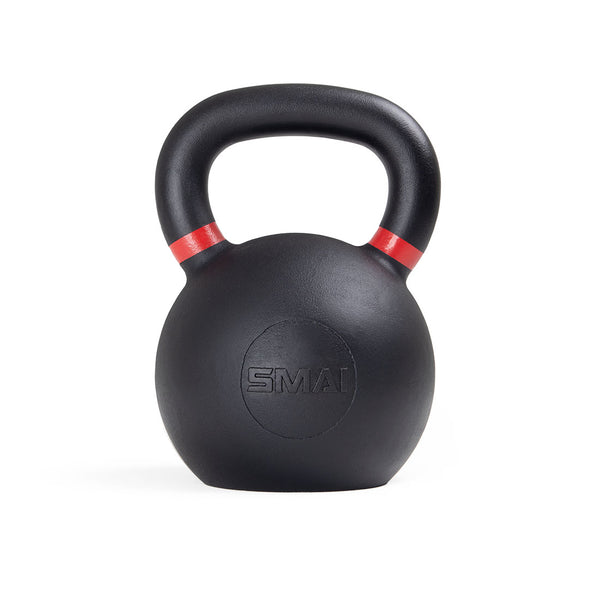 Cast Iron Kettlebell 70LB Red Back View