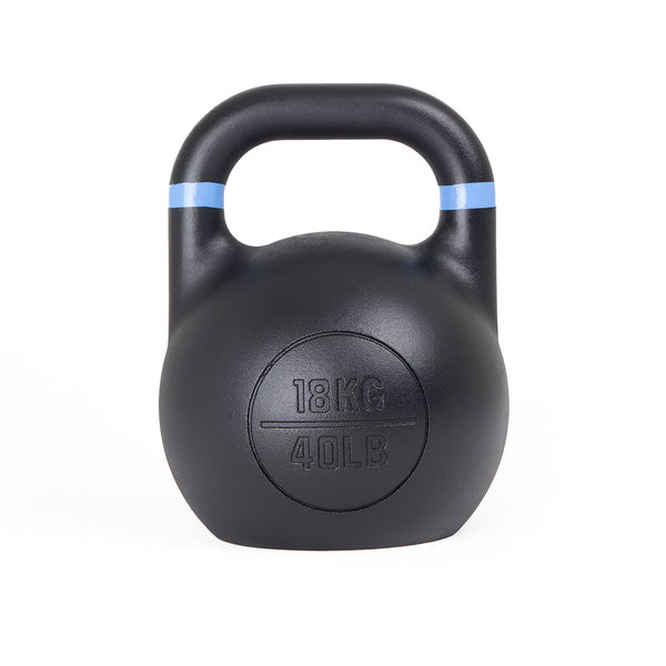 Competition Kettlebell 40lb Light Blue Front View