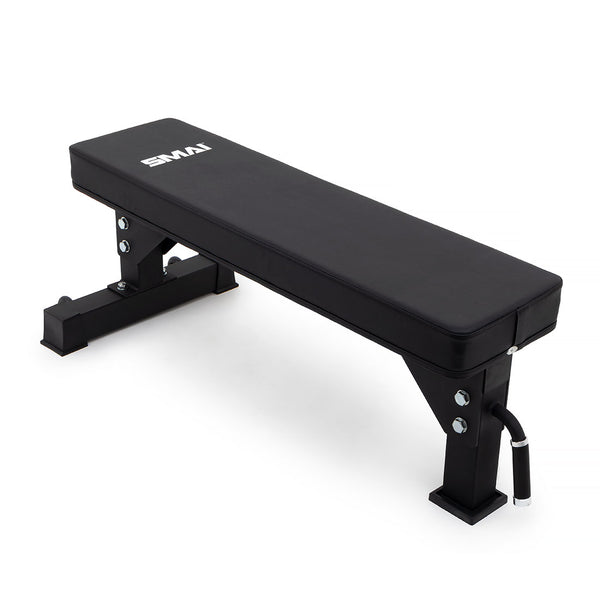 Half Power Rack Weightlifting Package Flat Bench