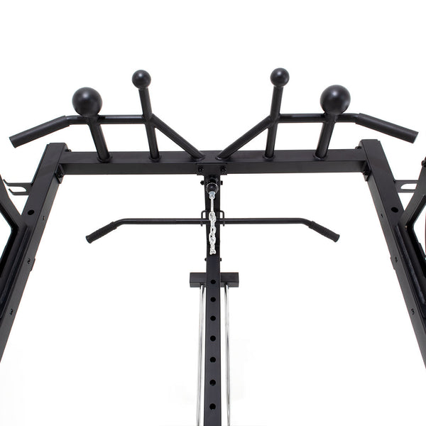 Half Power Rack Weightlifting Package Chin Up Bar - Cannon Ball Grips Large