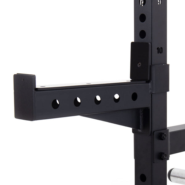 Half Power Rack Weightlifting Package Spotting arms