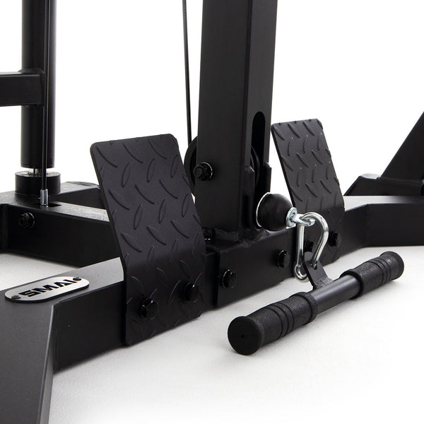 Half Power Rack Weightlifting Package Foot plates and row cable attachment
