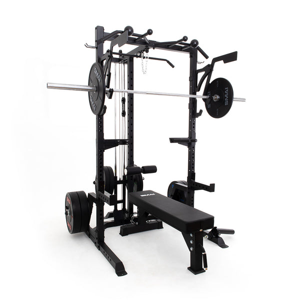 Half Power Rack Weightlifting Package