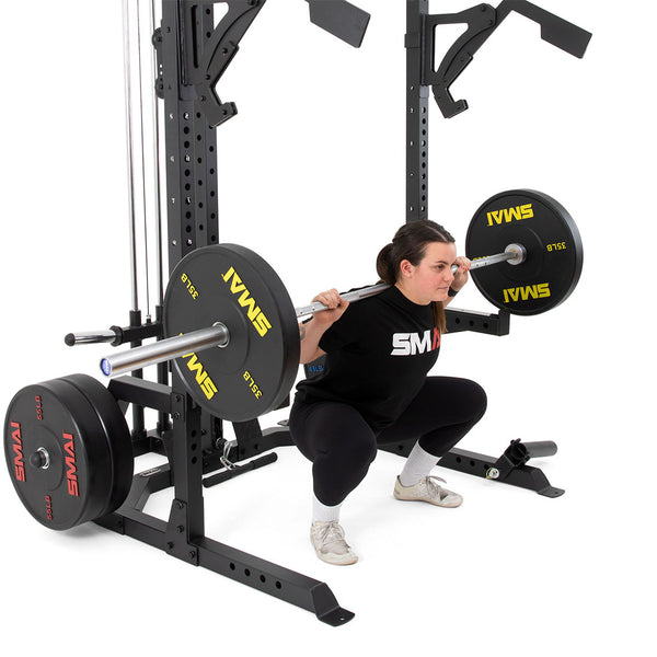 Half Rack using for Squat