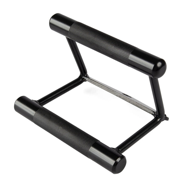 Rowing Handle for Cable Machine (V-Bar) Close up of Handle Knurling