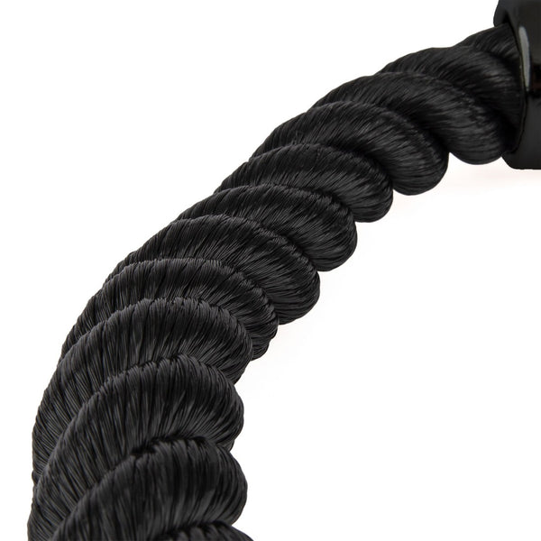 Tricep Rope for Cable Machine Close up of rope material