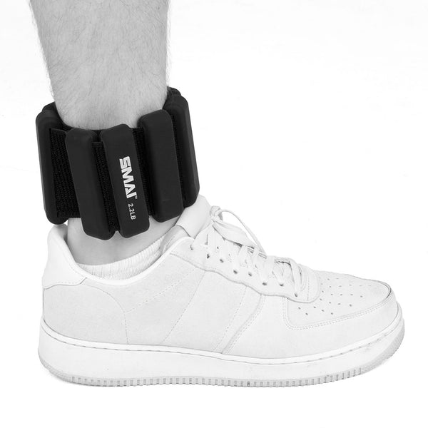 SMAI Weighted Ankle / Wrist Bangles 2.2LB (Pair) - Around Ankle