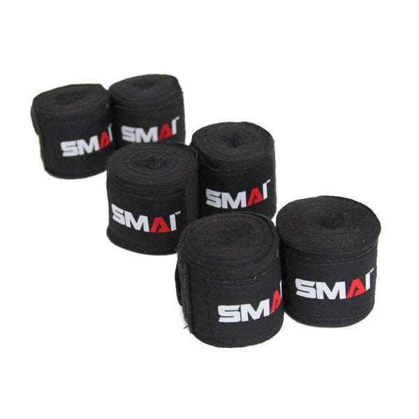 Boxing Hand Wraps 3pk BLACK