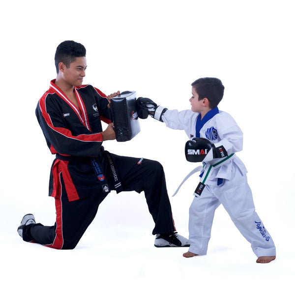 Essentials Kids Boxing Gloves Kid punching with gloves