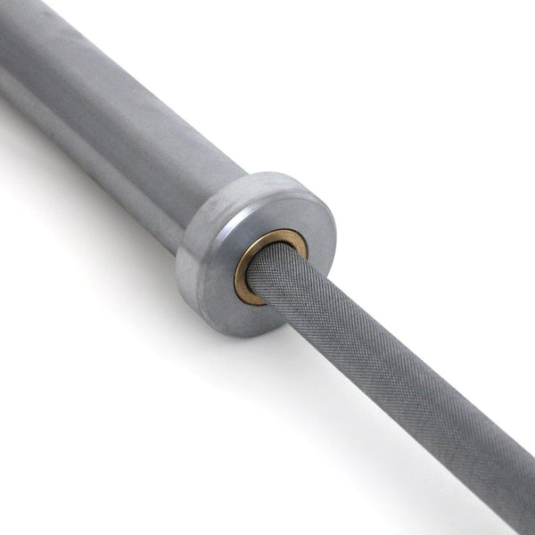 IWF Olympic Barbell (Bearing) - 15kg Close up of bushing