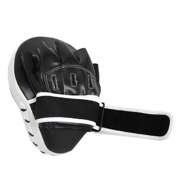 Essentials Boxing Mitts Open strap back view