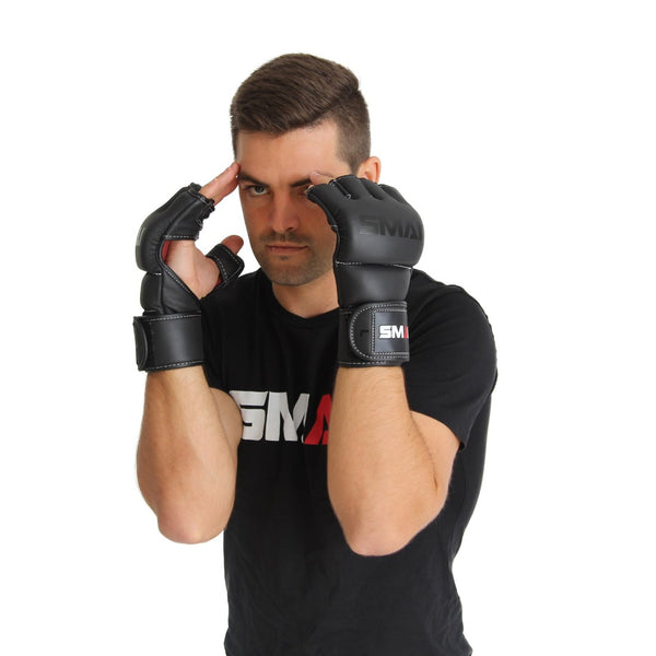 Man using the Elite85 MMA Gloves