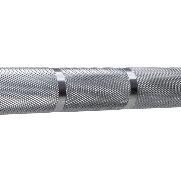 IWF Olympic Barbell (Bearing) - 20kg Close up of knurling