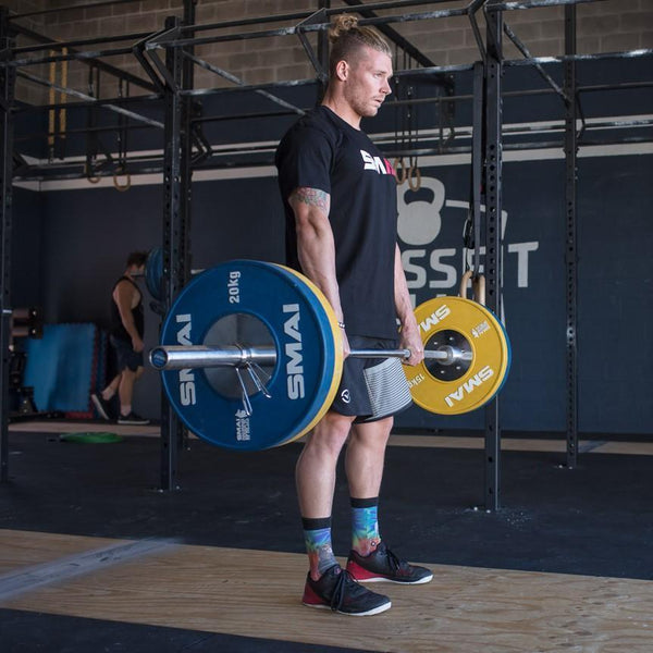 CrossFit Athlete using the SMAI IWF Olympic Barbell (Bearing) - 20kg 