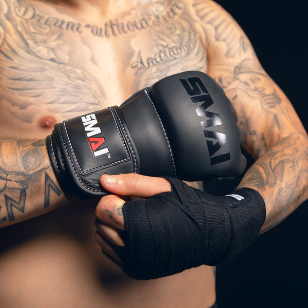 Close up of the Elite85 MMA Gloves