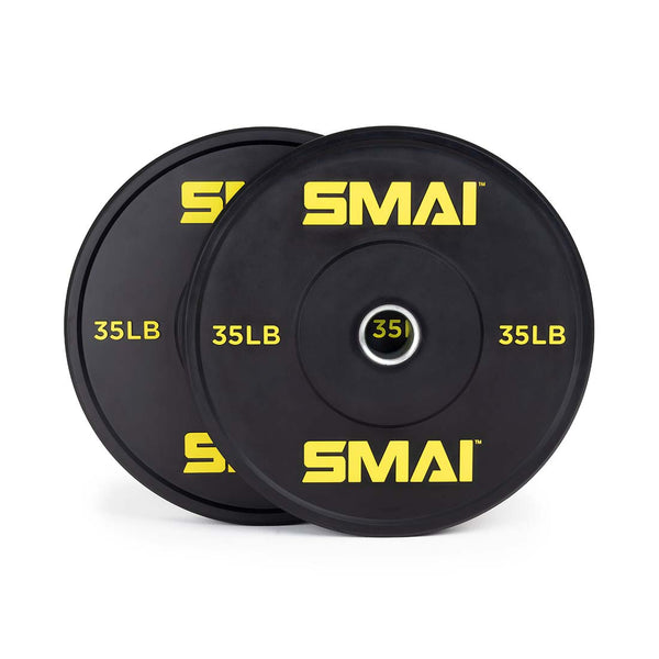 35lb Weight Lifting Plate Bumper Plate SMAI Pair