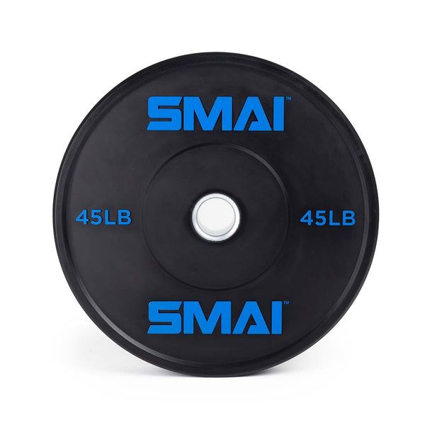 45lb Weight Lifting Plate Bumper Plate SMAI Front