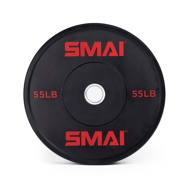 55lb Weight Lifting Plate Bumper Plate SMAI Front