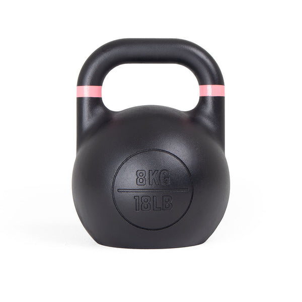 Competition Kettlebell 18lb Pink Front View