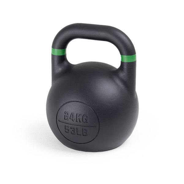 Competition Kettlebell 53lb Green Side View