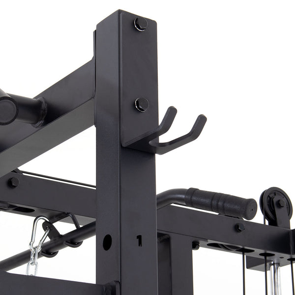 Half Power Rack with Plate Loaded Lat Pull & Row | SMAI – SMAI USA