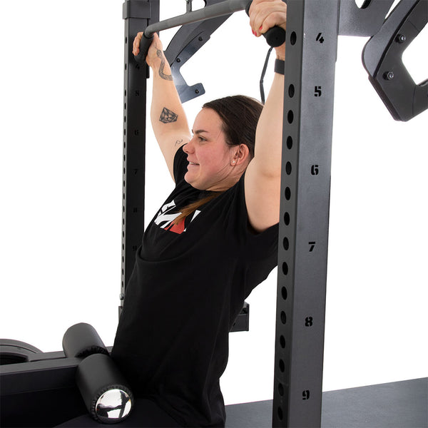 Half Rack Lat Pull Down Attachment