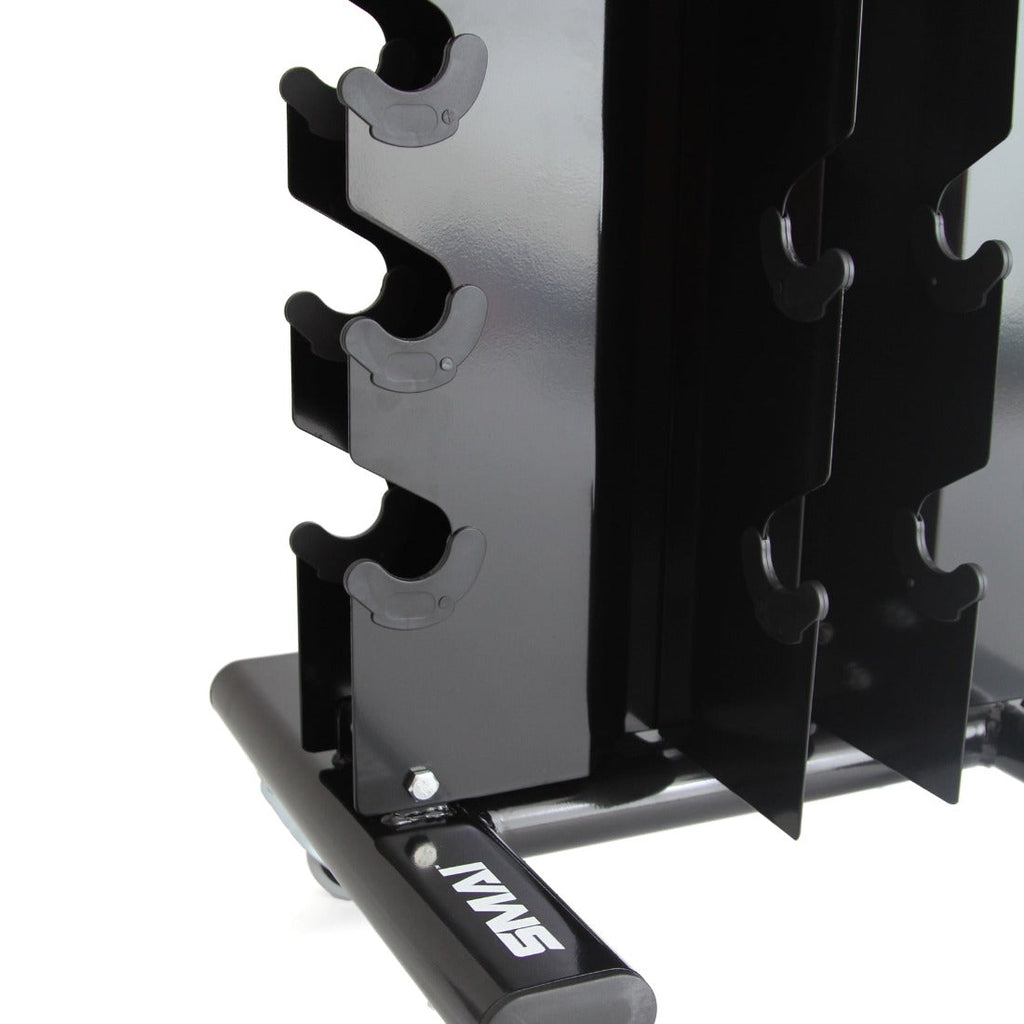 Dumbbell Vertical Rack with Wheels – SMAI USA