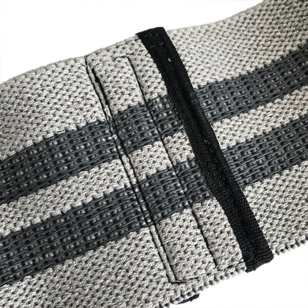 Knitted Mini Resistance Bands Grey Inside Elastic
